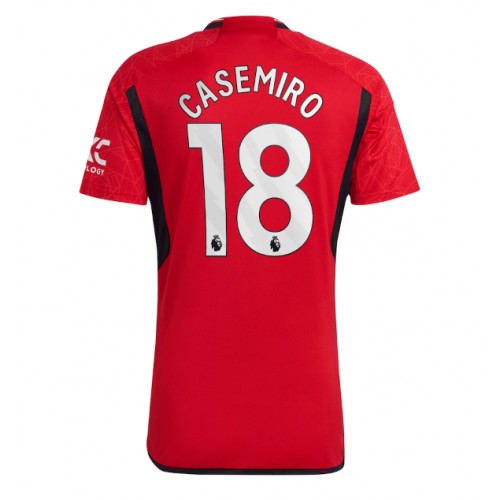 Manchester United Casemiro #18 Hjemmedrakt 2023-24 Kortermet Manchester United Casemiro #18 Hjemmedrakt 2023-24 Kortermet